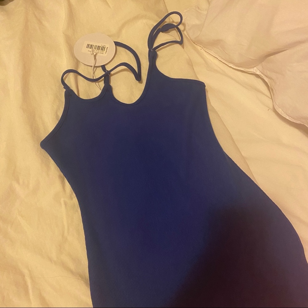 NWT Princess Polly blue strappy mini dress